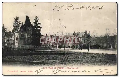 Cartes postales Bagnoles De L Orne Place Centrale