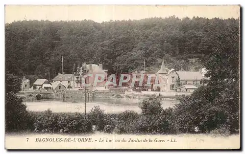 Cartes postales Bagnoles De L Orne Le Lar Vu da Jardin de la Gare LL