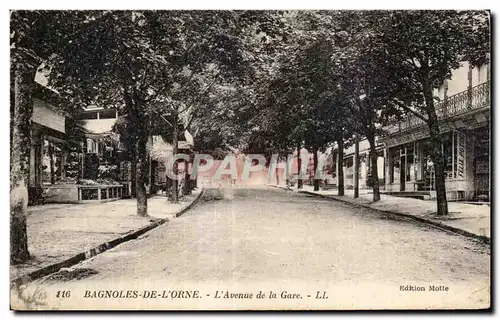 Cartes postales Bagnoles De L Orne L Avenue de la Gare LL