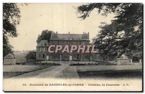 Cartes postales Environs de Bagnoles De l Orne Chateau de couterne AD