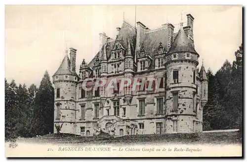 Cartes postales Bagnoles de L Orne Le Cbateau Goupil ou de la Rocbe Bagnoles