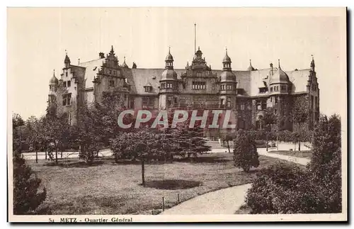 Cartes postales Metz Quartier General