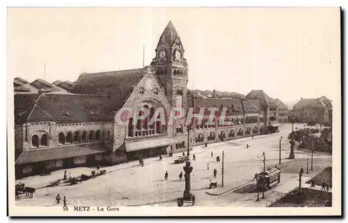 Cartes postales Metz La Gare