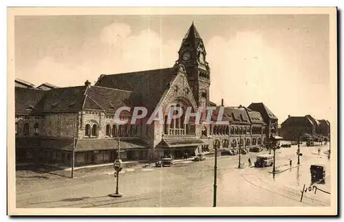 Ansichtskarte AK Metz (Mouselle) La Gare Centrale