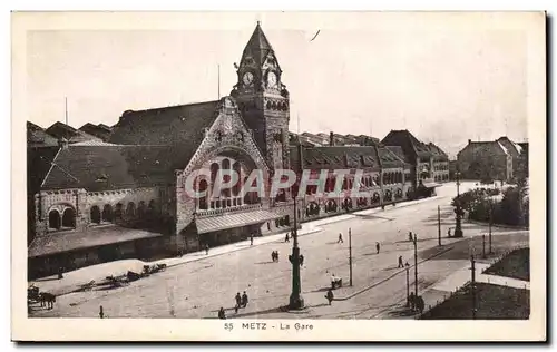 Cartes postales Metz La Gare