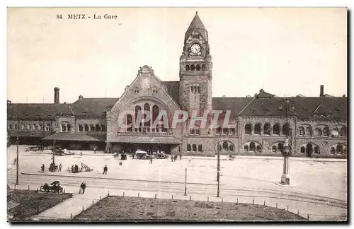 Cartes postales Metz La Gare