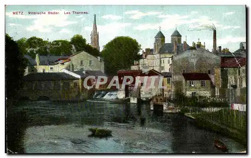 Cartes postales Metz Romische Bader Les Thermes