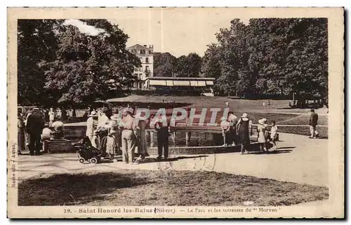 Cartes postales (Nievre) Saint Honore les Bains Le Parc et les terrasses du Morvan