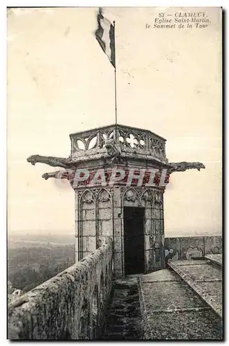 Ansichtskarte AK Clamecy Eglise Saint Mrtin le Sommel de la Tour