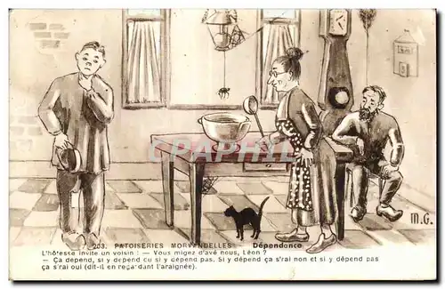 Cartes postales Patoiseries Morvendelles Dependance Morvan