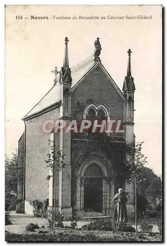 Cartes postales Nevers Tombeau de Bernadette au Couvent Saint Gildard