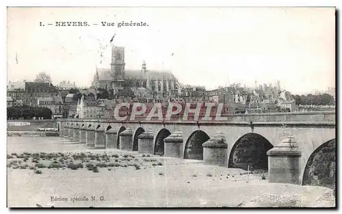 Cartes postales Nevers Vue Generale