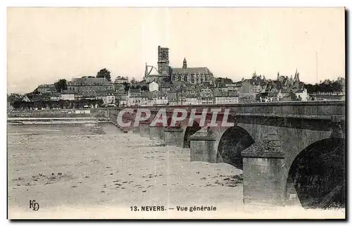 Cartes postales Nevers Vue Generale