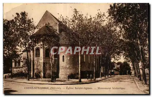 Ansichtskarte AK Cosne Sur Loire Eglise Sainte Agnan