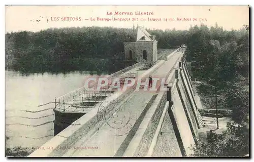 Ansichtskarte AK Other Le Morvan Illustre Les Settons Le Barrage