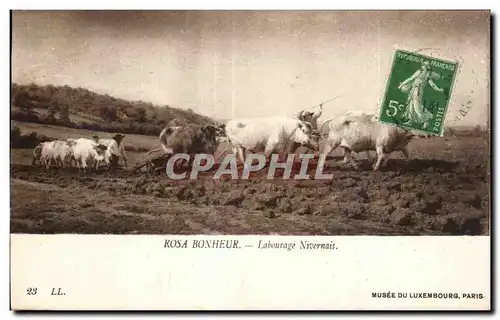 Ansichtskarte AK Other Rosa Bonheur Labourage Nivernais