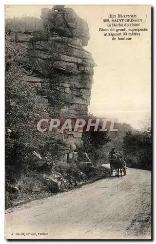Cartes postales En Morvan Saint Brisson La roche du chien