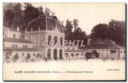 Cartes postales Nievre Saint Honore Les Bains L Etablissement Thermal