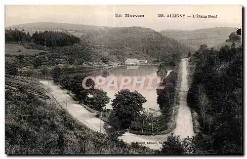 Ansichtskarte AK En Morvan Alligny L Etang Neuf