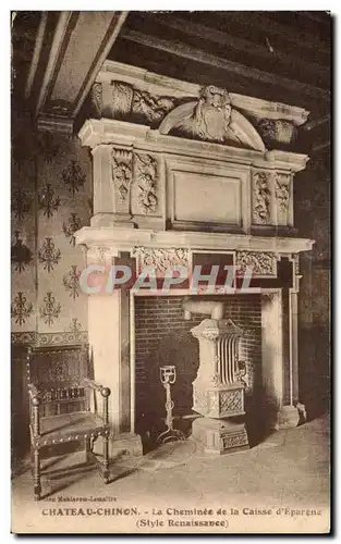 Cartes postales Chateau Chinon La Cheminee de la Caisse d Epargne