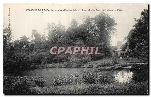 Ansichtskarte AK Pougues les eaux vue d ensemble du Lac et des Sources dans le Parc