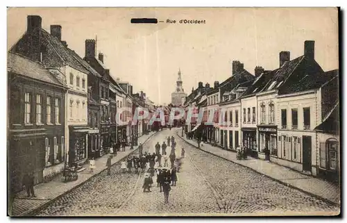 Cartes postales Rue d Occident