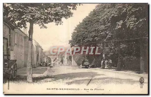 Cartes postales Sainte Menehould Rue de Florion