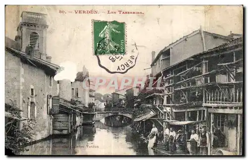 Cartes postales Verdun Les tanneries