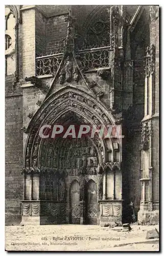 Cartes postales Eglise d avioth Portail meridional