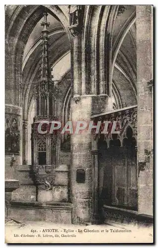 Cartes postales Avioth Eglise Le Ciborium et le Taldistorium