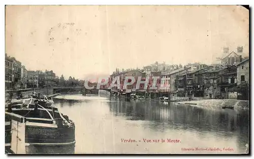 Cartes postales Verdun Vue sue la Meuse Libeairie Martin lardvelle Verdun