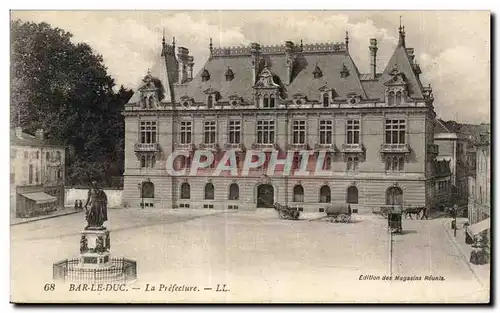 Cartes postales Bar Le Duc La Prefecture