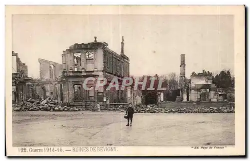 Cartes postales Guerre Ruines De Revigny