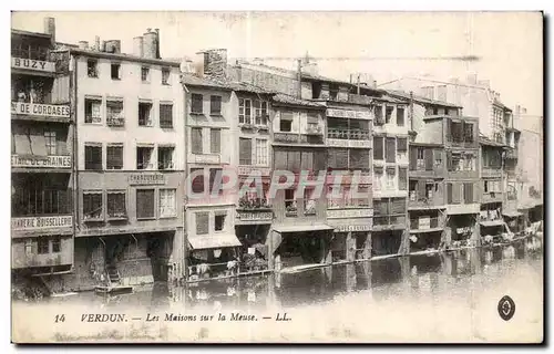 Cartes postales Verdun Les Maisons sur la Meuse LL