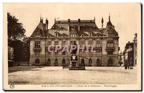 Cartes postales Bar le Duc Pittoresque L Hotel de la Prefecture Place Reggio