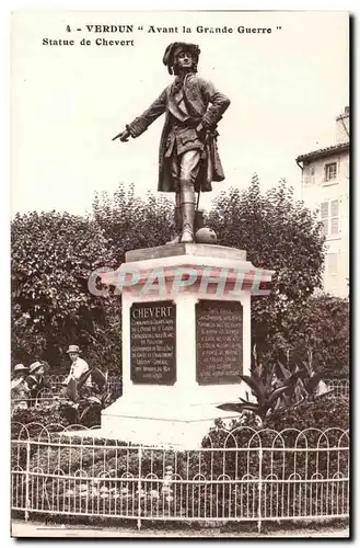 Ansichtskarte AK Verdun Avant la Grande Guerre Statue de Chevert