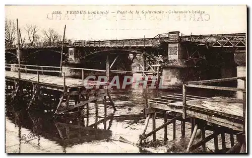 Ansichtskarte AK Verdun bombarde Port de la Galavaude s bridge