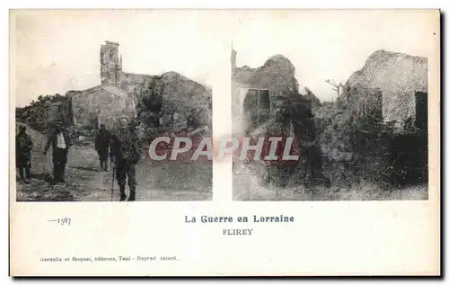 Cartes postales Guerre en Lorraine Flirey