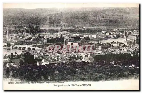 Cartes postales Pont a Mousson Vue generale de