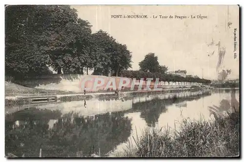 Cartes postales Pont a Mousson La Tour de Prague La Digue