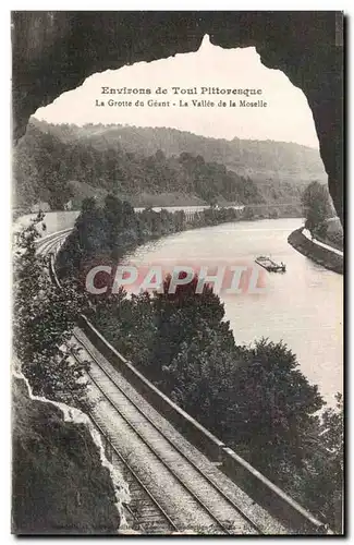 Ansichtskarte AK Toul Environs de Pittoresque La Grotte du Geant La Vallee de la Moselle