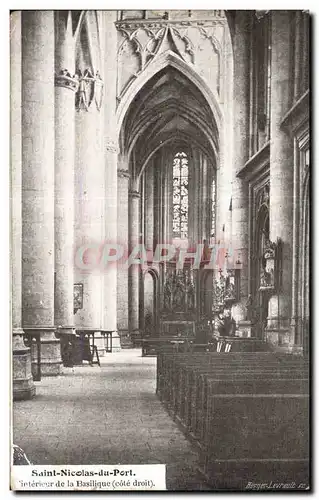 Cartes postales Saint Nicolas du Port irterieur de la Basilique (cote droit)