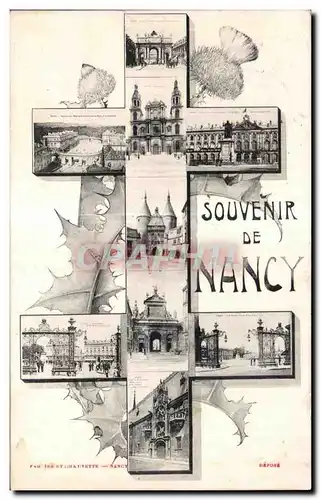 Cartes postales Nancy Souvenir