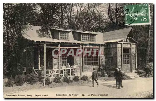 Cartes postales Nancy Exposition Le Palais Forestier