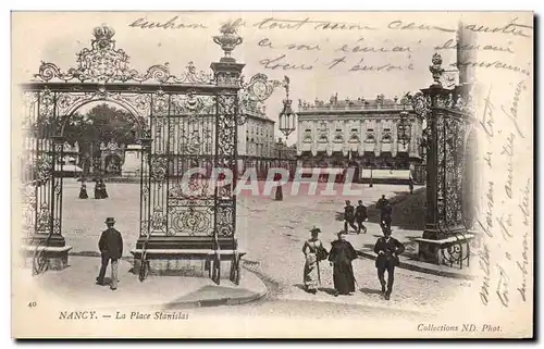 Cartes postales Nancy La Place Stanislas