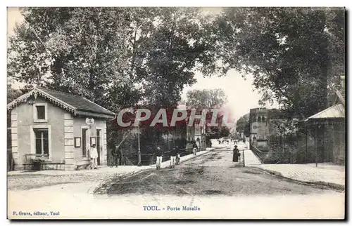 Cartes postales Toul Porte Moselle Militaria