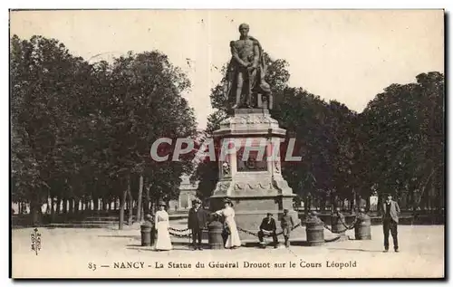 Ansichtskarte AK Nancy La Statue du General Drouot sur le Cours Leopole