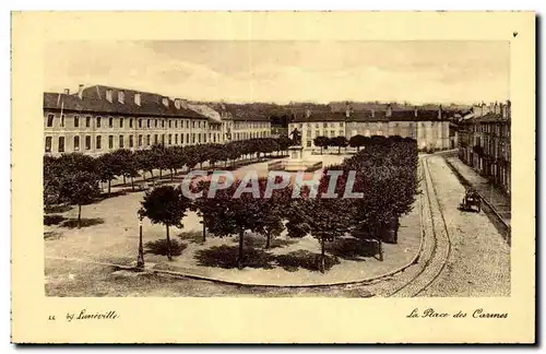 Cartes postales Luneville La Place des Carmes