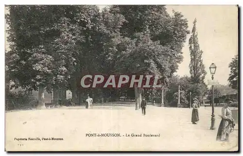 Cartes postales Pont A Mousson Le Grand Boulevard