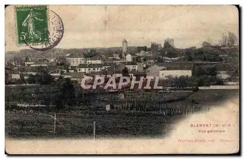 Cartes postales Blamont (m et m) Vue generale